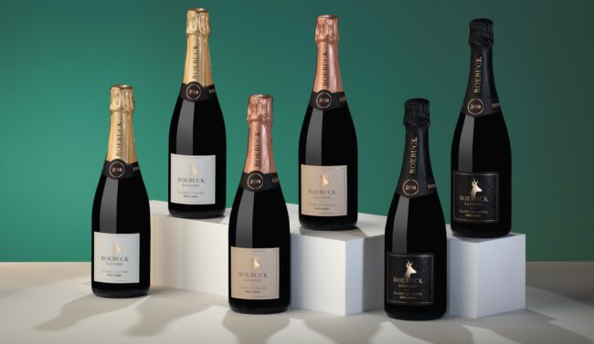 6 bottles of Roebuck Collection of sparkling wine perfect for gifting.