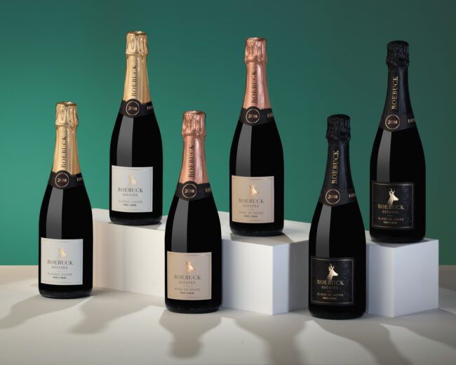 6 bottles of Roebuck Collection of sparkling wine perfect for gifting.